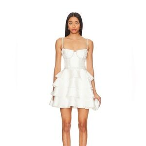 V. Chapman Luciana corset mini dress